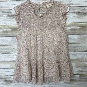 3 for $10! Tiny floral baby doll top size large